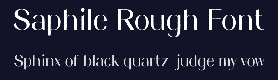 Saphile Rough Font by craftsupplyco — Sans Serif Font — thumbnail 2