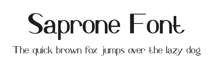 Saprone Font by letterfiastudio — Sans Serif Font