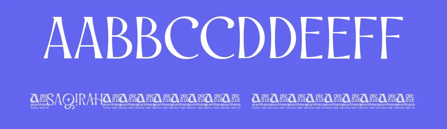 Saqirah Font by Artchitype Studio — Display Font — thumbnail 3