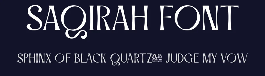 Saqirah Font by Artchitype Studio — Display Font — thumbnail 2