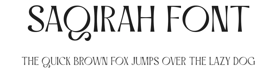 Saqirah Font by Artchitype Studio โ Display Font