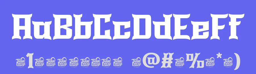 Saqtah Font by twinletter — Display Font — thumbnail 3