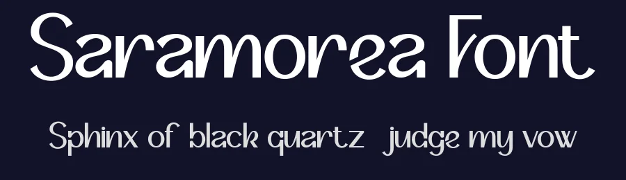 Saramorea Font by Flawless And Co — Sans Serif Font — thumbnail 2