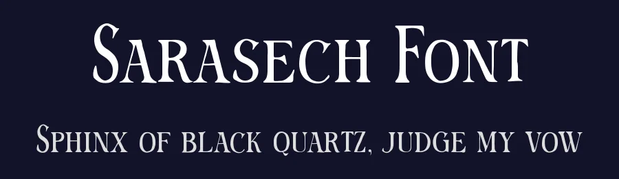 Sarasech Font by Rautan Studio — Decorative Font — thumbnail 2