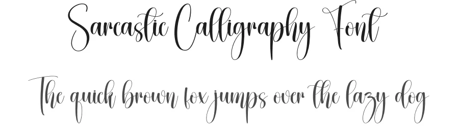 Sarcastic Calligraphy Font by creativeletter — Script Handwritten Font