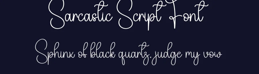 Sarcastic Script Font by creativeletter — Script Handwritten Font — thumbnail 2