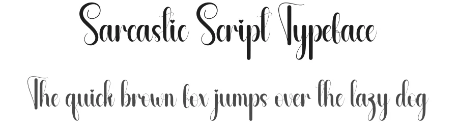 Sarcastic Script Typeface by andikastudio — Script Handwritten Font