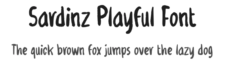 Sardinz Playful Font by Aivos Dreams — Display Font