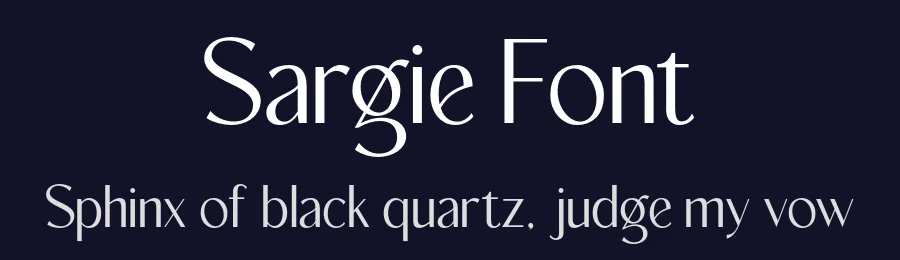 Sargie Font by Almeera Studio — Sans Serif Font — thumbnail 2