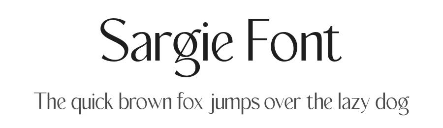 Sargie Font by Almeera Studio — Sans Serif Font