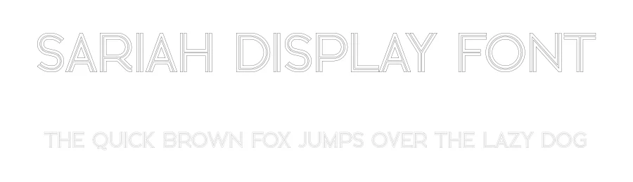 Sariah Display Font by vpcreativeshop — Serif Font
