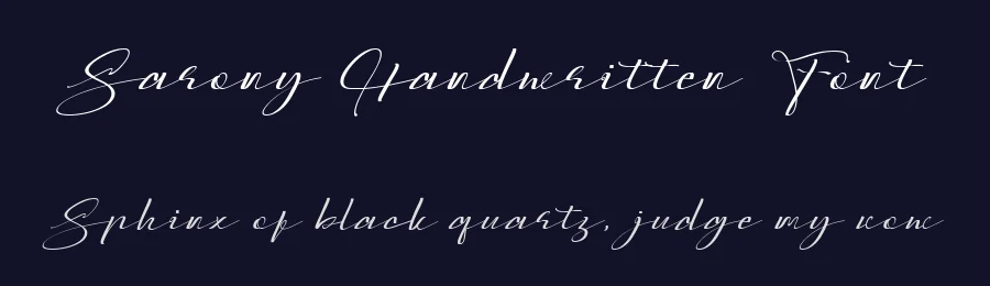 Sarony Handwritten Font by mixjpg — Script Handwritten Font — thumbnail 2