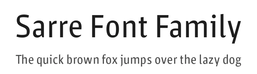 Sarre Font Family by Stereotypes — Sans Serif Font