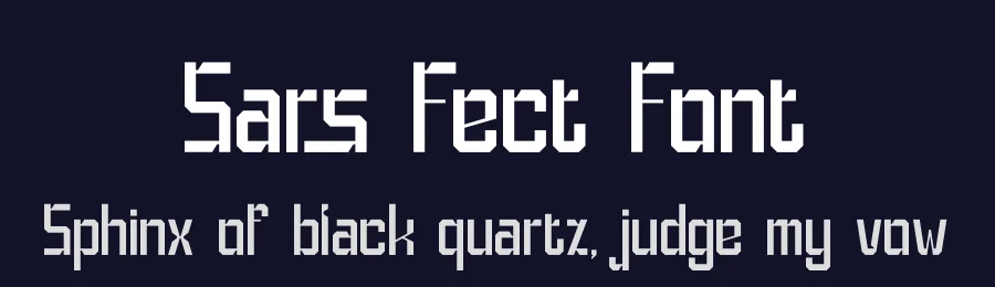Sars Fect Font by Denustudios — Display Font — thumbnail 2