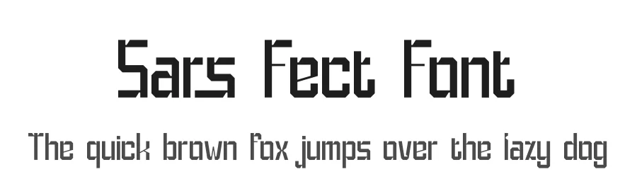Sars Fect Font by Denustudios — Display Font