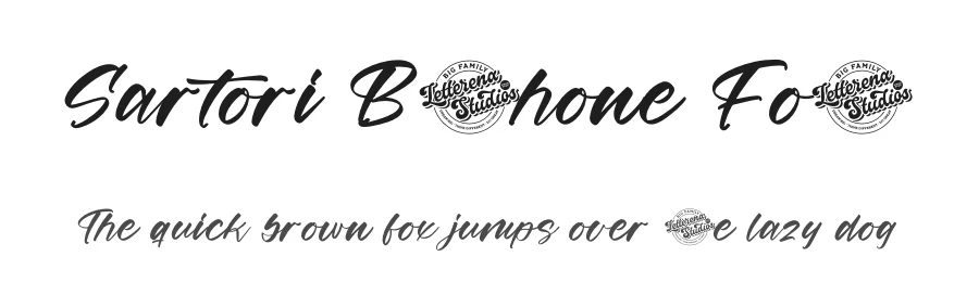 Sartori Bathone Font by letterenastudios — Script Handwritten Font
