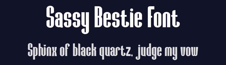 Sassy Bestie Font by Siapgraph — Display Font — thumbnail 2