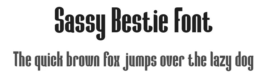 Sassy Bestie Font by Siapgraph — Display Font