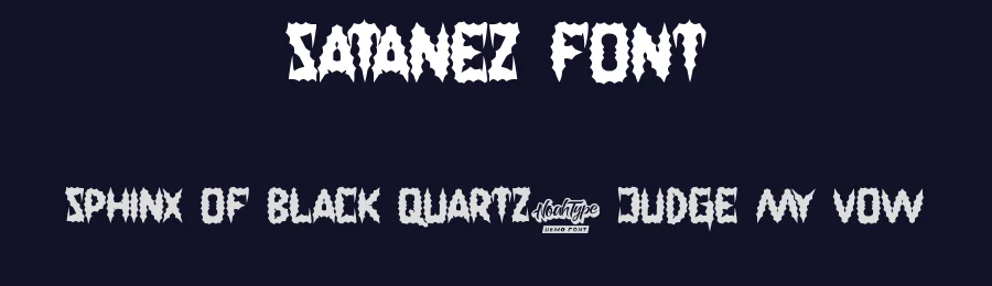 Satanez Font by noahtype — Decorative Font — thumbnail 2
