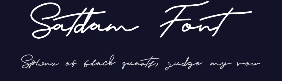 Satdam Font by Vroz Studio — Script Handwritten Font — thumbnail 2