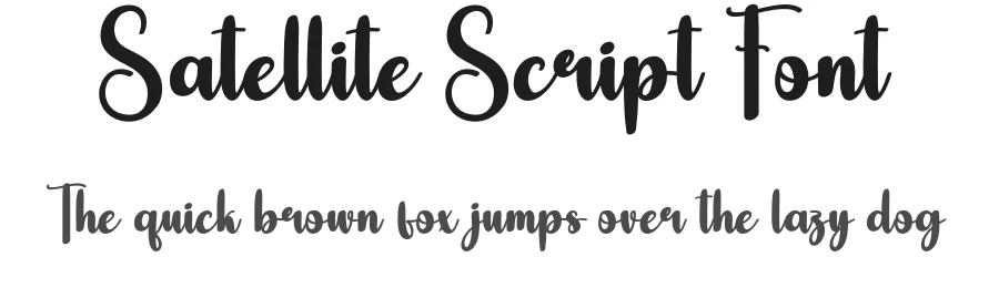 Satellite Script Font by andikastudio — Script Handwritten Font