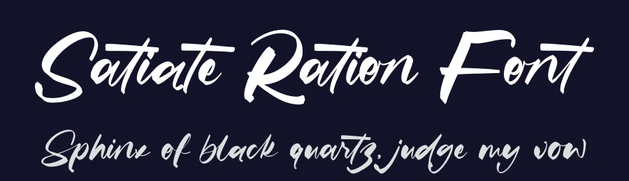 Satiate Ration Font by stylishtype.co — Script Handwritten Font — thumbnail 2
