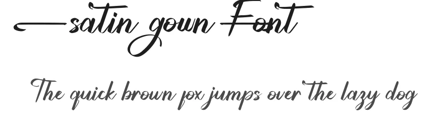 Satin Gown Font by nihstudio — Script Handwritten Font