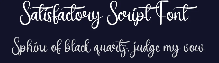 Satisfactory Script Font by andikastudio — Script Handwritten Font — thumbnail 2
