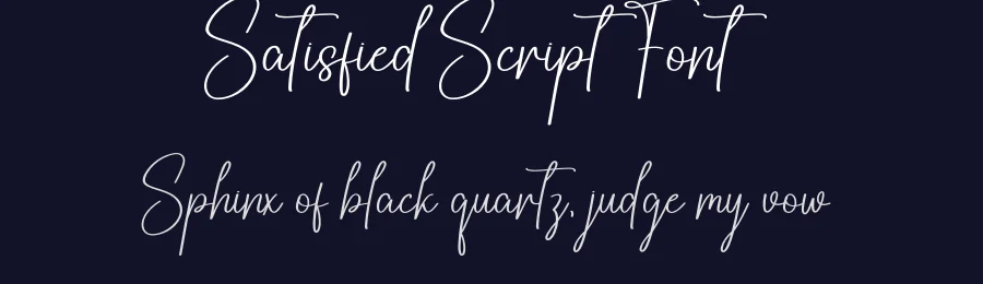 Satisfied Script Font by creativeletter — Script Handwritten Font — thumbnail 2