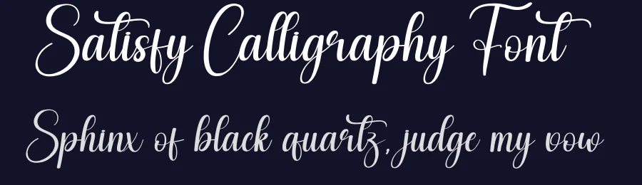 Satisfy Calligraphy Font by andikastudio — Script Handwritten Font — thumbnail 2