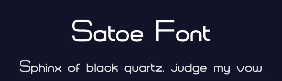 Satoe Font by Hasana Studio — Sans Serif Font — thumbnail 2
