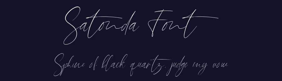 Satonda Font by nestype — Script Handwritten Font — thumbnail 2