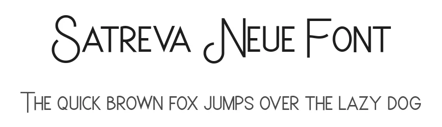 Satreva Neue Font by Balevgraph Studio — Sans Serif Font