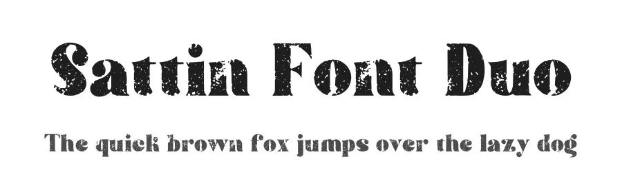 Sattin Font Duo by khaiuns β Script Handwritten Font
