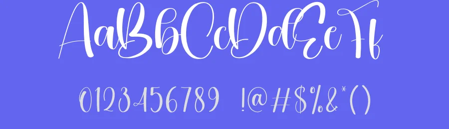 Saturday Birthday – Modern Script Handwritten Font by creativeletter — Script Handwritten Font — thumbnail 3