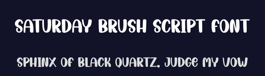 Saturday Brush Script Font by creativeletter — Script Handwritten Font — thumbnail 2