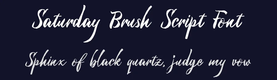 Saturday Brush Script Font by Littlehand — Script Handwritten Font — thumbnail 2