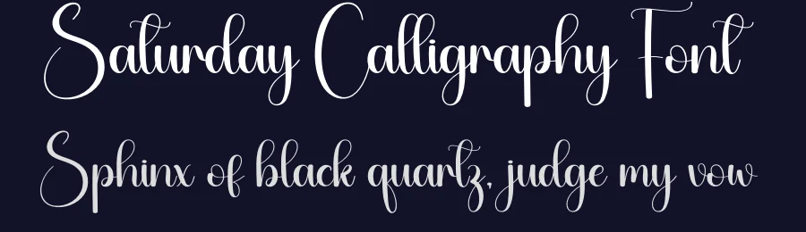 Saturday Calligraphy Font by creativeletter — Script Handwritten Font — thumbnail 2