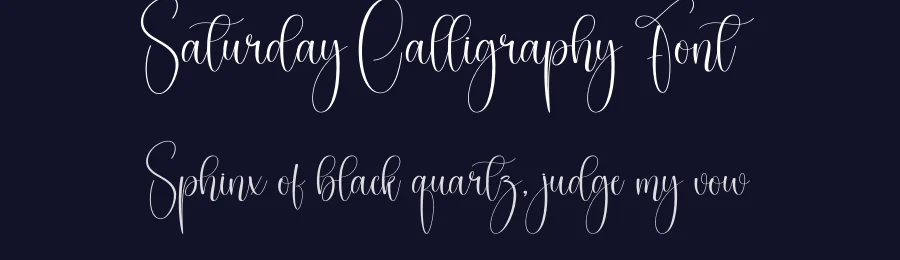 Saturday Calligraphy Font by creativeletter — Script Handwritten Font — thumbnail 2