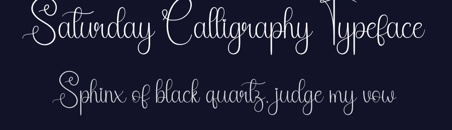 Saturday Calligraphy Typeface by andikastudio — Script Handwritten Font — thumbnail 2