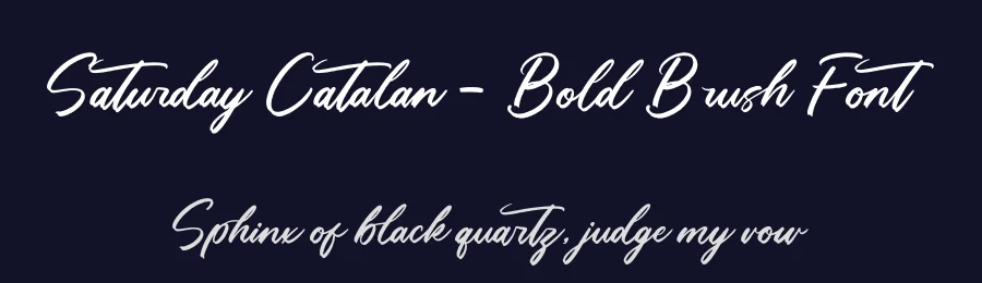 Saturday Catalan – Bold Brush Font by letterenastudios — Script Handwritten Font — thumbnail 2