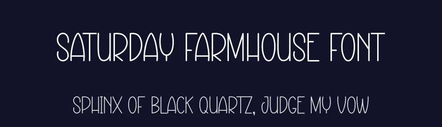 Saturday Farmhouse Font by creativeletter — Script Handwritten Font — thumbnail 2