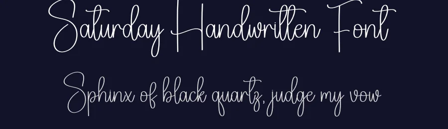 Saturday Handwritten Font by Kecimpring — Script Handwritten Font — thumbnail 2