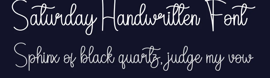 Saturday Handwritten Font by andikastudio — Script Handwritten Font — thumbnail 2
