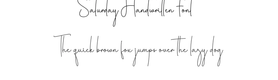Saturday Handwritten Font by andikastudio — Script Handwritten Font