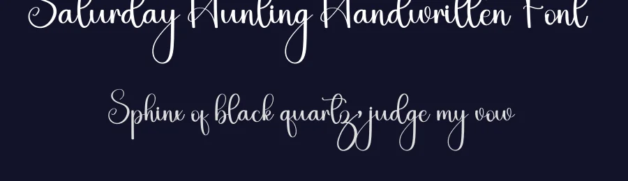 Saturday Hunting Handwritten Font by inermediaSTUDIO — Script Handwritten Font — thumbnail 2