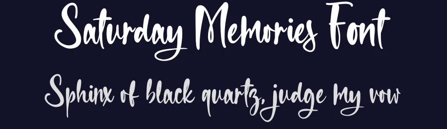 Saturday Memories Font by Imaginatype — Script Handwritten Font — thumbnail 2
