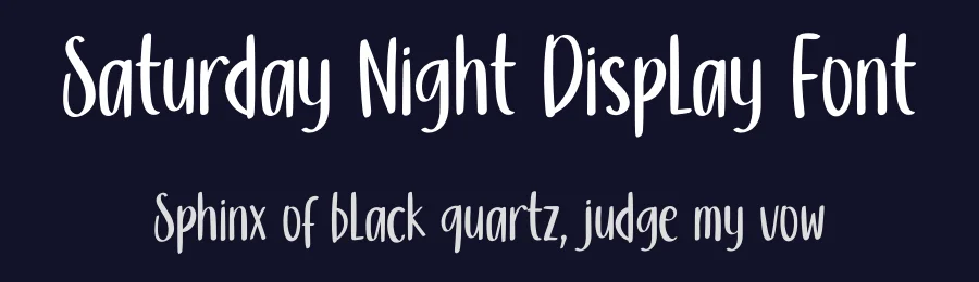 Saturday Night Display Font by inermediaSTUDIO — Script Handwritten Font — thumbnail 2