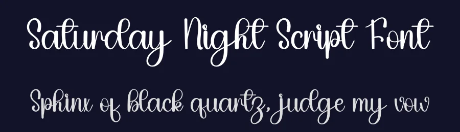 Saturday Night Script Font by inermediaSTUDIO — Script Handwritten Font — thumbnail 2