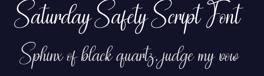 Saturday Safety Script Font by creativeletter — Script Handwritten Font — thumbnail 2